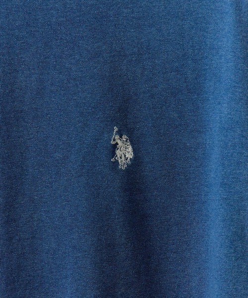 U.S. POLO ASSN.(ユーエスポロアッスン)の「U.S. POLO ASSN./ユーエスポロアッスン 天竺コットン ピグメント 半袖Tシャツ 2026年 夏 夏服(Tシャツ/カットソー・メンズ・ダークブルー/スミクロ/ピンク/ブルー・M/L/LL)」の9枚目の写真