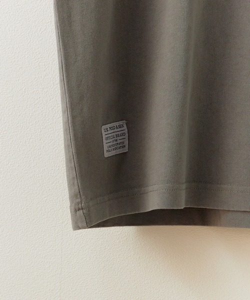 U.S. POLO ASSN.(ユーエスポロアッスン)の「U.S. POLO ASSN./ユーエスポロアッスン 天竺コットン ピグメント 半袖Tシャツ 2026年 夏 夏服(Tシャツ/カットソー・メンズ・ダークブルー/スミクロ/ピンク/ブルー・M/L/LL)」の11枚目の写真