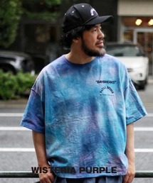 NATAL DESIGN（ネイタルデザイン）の「HEMP WIDE TEE PRINTED DAYBREAKS 2 D.Y.E ver.（Tシャツ/カットソー）」