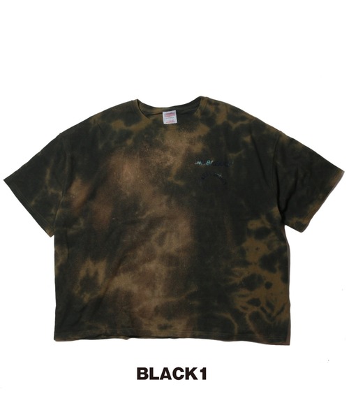 NATAL DESIGN(ネイタルデザイン)の「HEMP WIDE TEE PRINTED DAYBREAKS 2 D.Y.E ver.(Tシャツ/カットソー・メンズ・ピンク/オリーブ/パープル/ブラック/ライトブルー/スミクロ/ブルー・LARGE/X-LARGE/MEDIUM)」の8枚目の写真