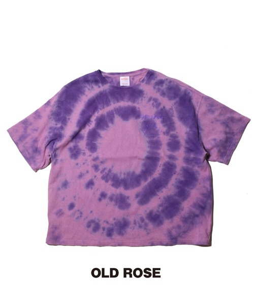 NATAL DESIGN(ネイタルデザイン)の「HEMP WIDE TEE PRINTED DAYBREAKS 2 D.Y.E ver.(Tシャツ/カットソー・メンズ・ピンク/オリーブ/パープル/ブラック/ライトブルー/スミクロ/ブルー・LARGE/X-LARGE/MEDIUM)」の11枚目の写真