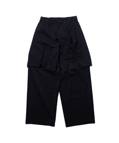 F/CE. WP TECH WOOL LAYERED SHIRTS TROUSERS / エフシーイー WP テック ウール レイヤード シャツ トラウザーズ