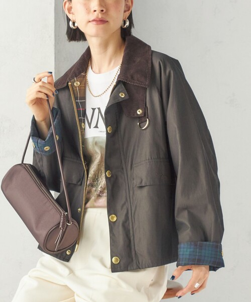 Barbour（バブアー）の「【SHIPS別注】Barbour: SPEY（その他アウター・レディース・ベージュ/ブラウン・36/38）」の2枚目の写真