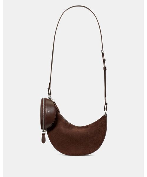kate spade new york(ケイトスペード ニューヨーク)の「ケーエスデュオ スエード クロスボディ バッグ(ショルダーバッグ・レディース・ブラウン・ONESIZE)」の6枚目の写真