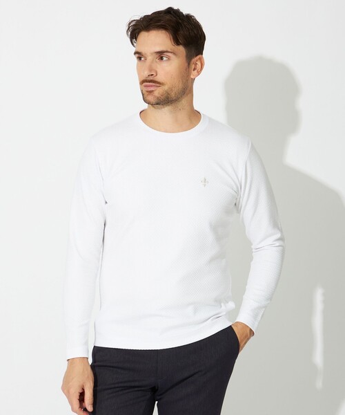 専用　　EPoca 長袖カットソー 編み柄ジャカードカットソー（Tシャツ/カットソー）｜EPOCA UOMO