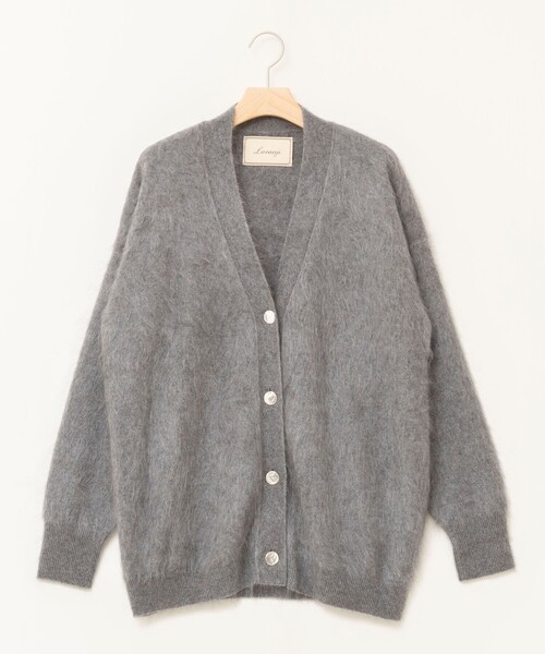 Laraaji（ララージ）の「カシミヤファー加工Vネックカーディガン（カーディガン/ボレロ・レディース・グレー/ロイヤルブルー・38）」の22枚目の写真
