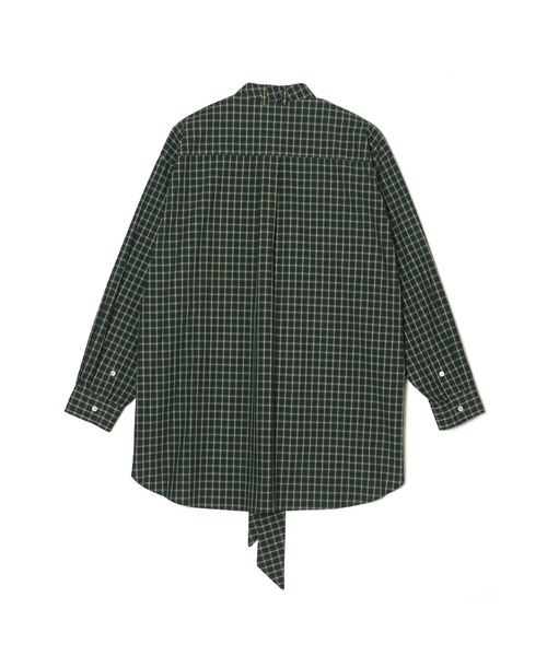 DISCOVERED(ディスカバード)の「DISCOVERED BOWTIE SHIRT (DC-SS27-SH-02)(シャツ/ブラウス・メンズ・グリーン/ブラック・1/3)」の4枚目の写真