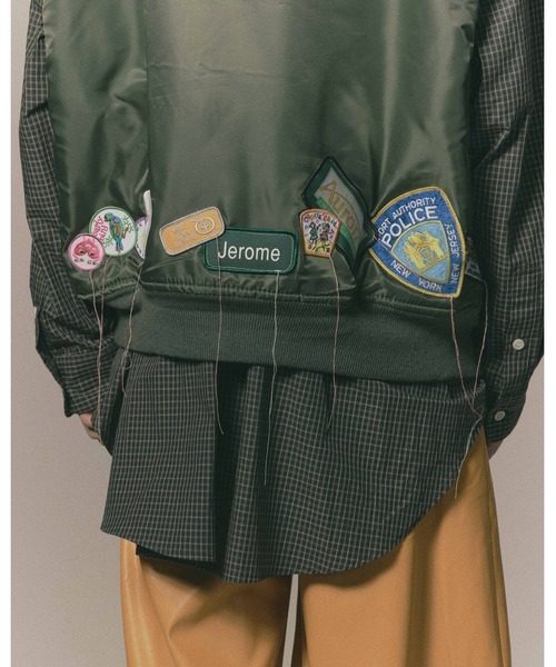 DISCOVERED(ディスカバード)の「DISCOVERED BOWTIE SHIRT (DC-SS27-SH-02)(シャツ/ブラウス・メンズ・グリーン/ブラック・1/3)」の8枚目の写真