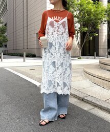 Jena espace merveilleux | 〈8/15インスタライブご紹介アイテム〉【PalinkA/パリンカ】レース刺繍ワンピース(ワンピース)