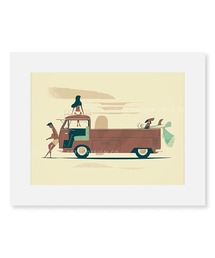 GREENROOM（グリーンルーム）の「【NICK KUCHAR / ニック・カッチャー】ALII BEACH MAGIC HOUR マットプリント(11×14 inch)（ポスター/アート）」