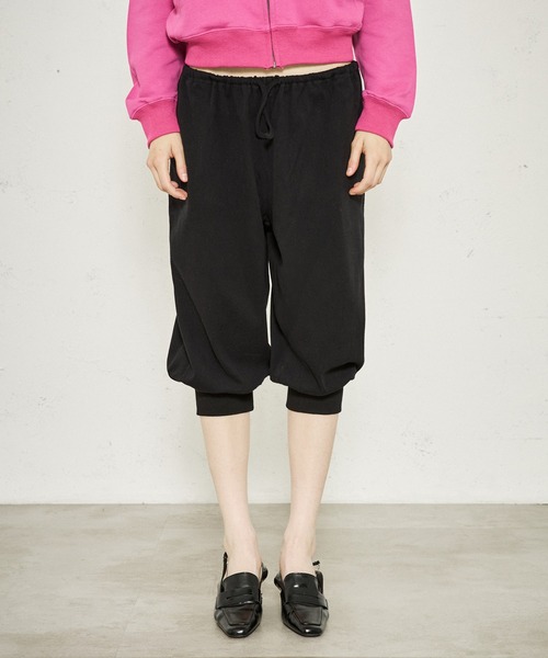 FTW(エフティダブリュー)の「HALF JOGGER PANTS(スウェットパンツ・レディース・バーガンディー/グレー/ブラック・SMALL/MEDIUM)」の10枚目の写真