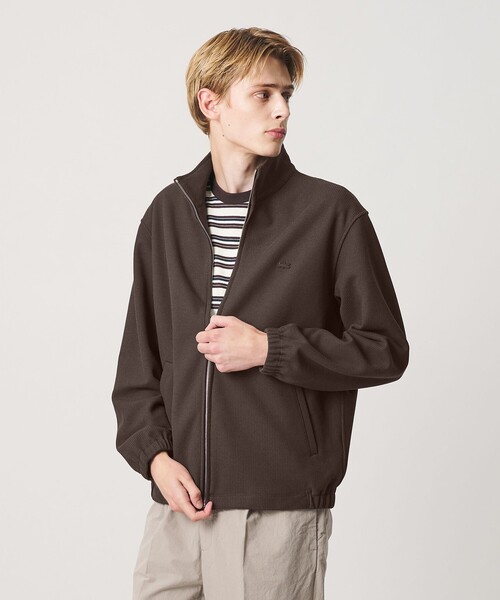 LACOSTE(ラコステ)の「<LACOSTE for BEAUTY&YOUTH> ワントーン ジップ ブルゾン(カーディガン/ボレロ・メンズ・ブラウン系/ブラック/ダークグレー・S/M/XL/L)」の1枚目の写真