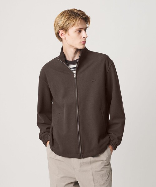 LACOSTE(ラコステ)の「<LACOSTE for BEAUTY&YOUTH> ワントーン ジップ ブルゾン(カーディガン/ボレロ・メンズ・ブラウン系/ブラック/ダークグレー・S/M/XL/L)」の4枚目の写真