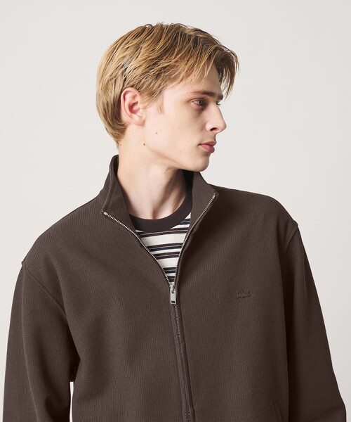 LACOSTE(ラコステ)の「<LACOSTE for BEAUTY&YOUTH> ワントーン ジップ ブルゾン(カーディガン/ボレロ・メンズ・ブラウン系/ブラック/ダークグレー・S/M/XL/L)」の8枚目の写真