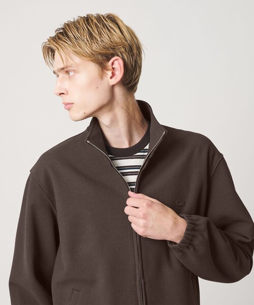 LACOSTE(ラコステ)の「<LACOSTE for BEAUTY&YOUTH> ワントーン ジップ ブルゾン(カーディガン/ボレロ・メンズ・ブラウン系/ブラック/ダークグレー・S/M/XL/L)」の9枚目の写真