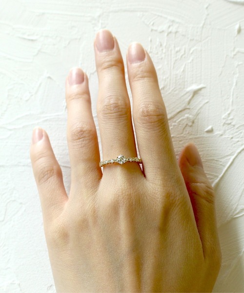 JUPITER(ジュピター)の「【K18】ラウンドダイヤモンドリング(0.38ct up)(リング・レディース・ゴールド・#11)」の5枚目の写真