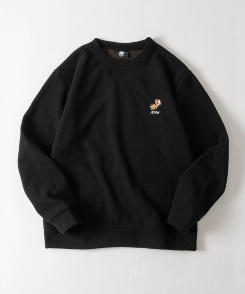 JOHN'S CLOSET(ジョンズクローゼット)の「【15】〔Tom & Jerry/トムとジェリー〕ワッフル×フリース ワンポイント刺繍 クルーネックスウェット/トレーナー/メンズ/レディース(スウェット・メンズ・サックスブルー/オフホワイト/ブラック/ピンクベージュ・LARGE/MEDIUM)」の17枚目の写真