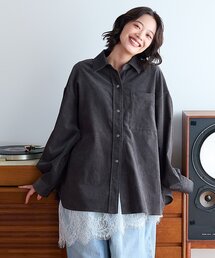 HONEYSUCKLE ROSE | 《セットアップ可》コーデュロイビッグシャツ(シャツ/ブラウス)