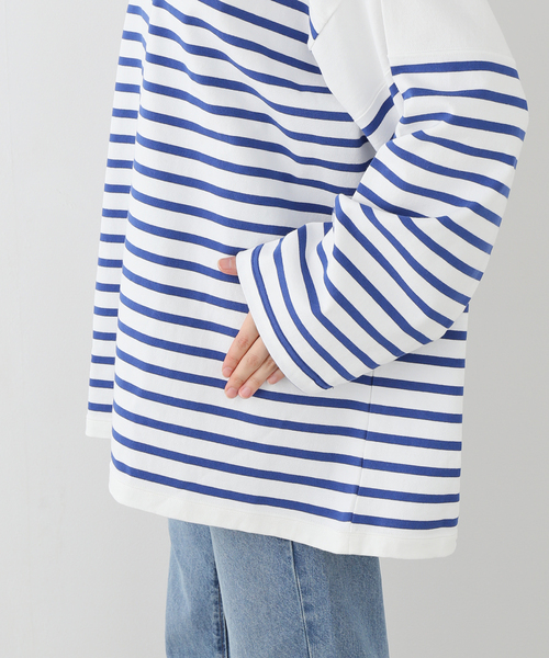 JOURNAL STANDARD LUXE(ジャーナルスタンダード ラックス)の「25TH BORDER WIDE MID(Tシャツ/カットソー・レディース・ブルー・FREE)」の13枚目の写真
