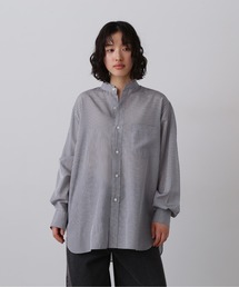 YLEVE / ACETATE CUPRA STRIPE SHIRT