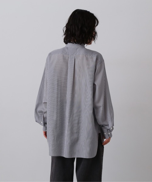 YLEVE(イレーヴ)の「YLEVE / ACETATE CUPRA STRIPE SHIRT(シャツ/ブラウス・レディース・ブラック系その他・0/1)」の11枚目の写真