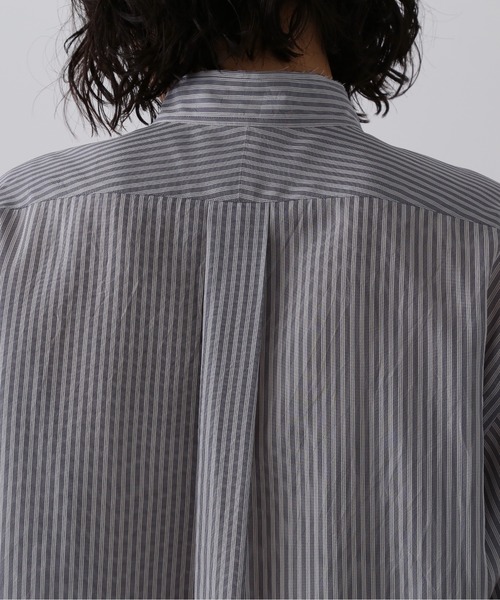YLEVE(イレーヴ)の「YLEVE / ACETATE CUPRA STRIPE SHIRT(シャツ/ブラウス・レディース・ブラック系その他・0/1)」の2枚目の写真