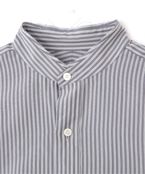 YLEVE(イレーヴ)の「YLEVE / ACETATE CUPRA STRIPE SHIRT(シャツ/ブラウス・レディース・ブラック系その他・0/1)」の4枚目の写真