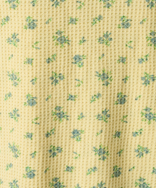 JEMORGAN(ジェーイーモーガン)の「JEMORGAN/ジェーイーモーガン ワッフル オーバーダイ 花柄 ロンT 限定展開(Tシャツ/カットソー・レディース・グレー/イエロー/ブルー・フリ-)」の10枚目の写真