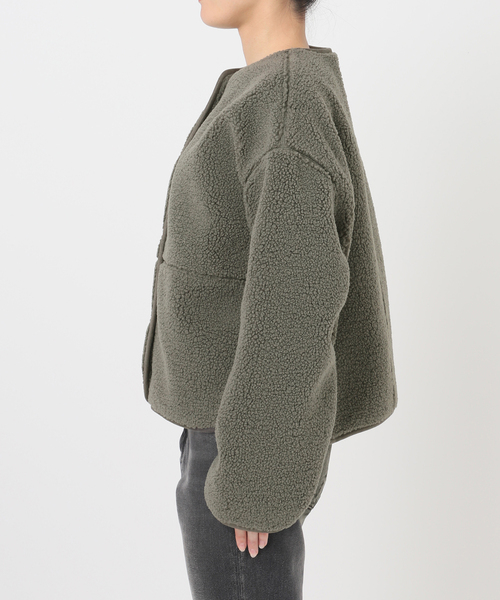 Barbour(バブアー)の「別注【Barbour/バブアー】ARLENE FLEECE(ブルゾン・レディース・チャコールグレー・10)」の13枚目の写真