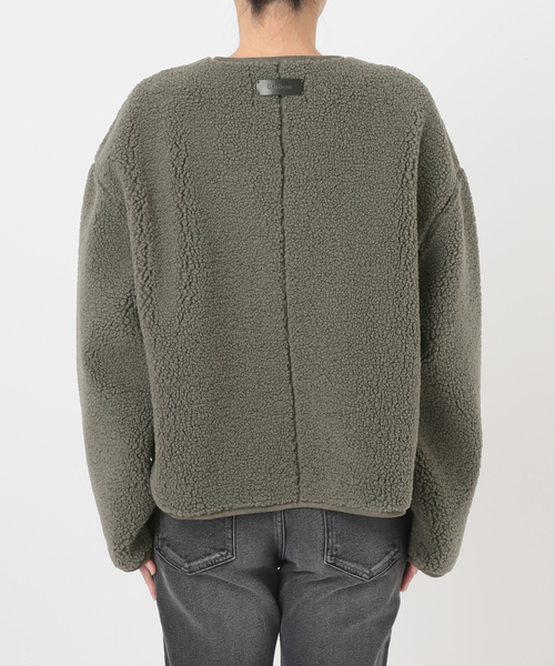 Barbour(バブアー)の「別注【Barbour/バブアー】ARLENE FLEECE(ブルゾン・レディース・チャコールグレー・10)」の14枚目の写真