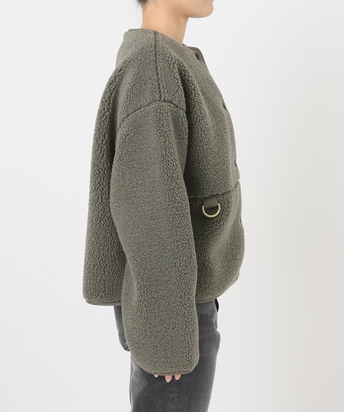 Barbour(バブアー)の「別注【Barbour/バブアー】ARLENE FLEECE(ブルゾン・レディース・チャコールグレー・10)」の15枚目の写真
