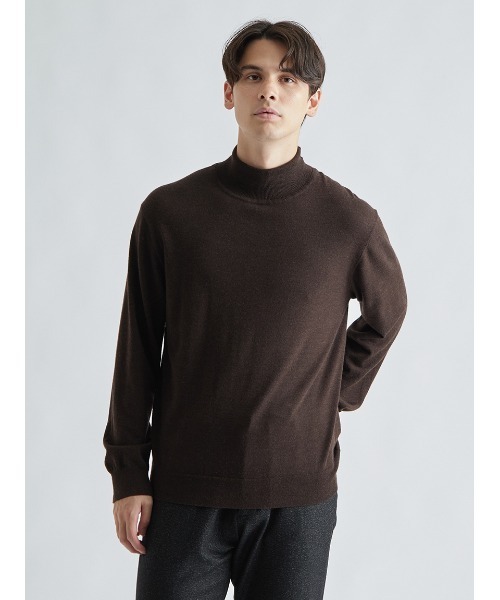 AOURE(アウール)の「ソフトタートル(ニット/セーター・メンズ・ブラック/グレー/ダークブラウン・LARGE/MEDIUM/X-LARGE/SMALL)」の3枚目の写真