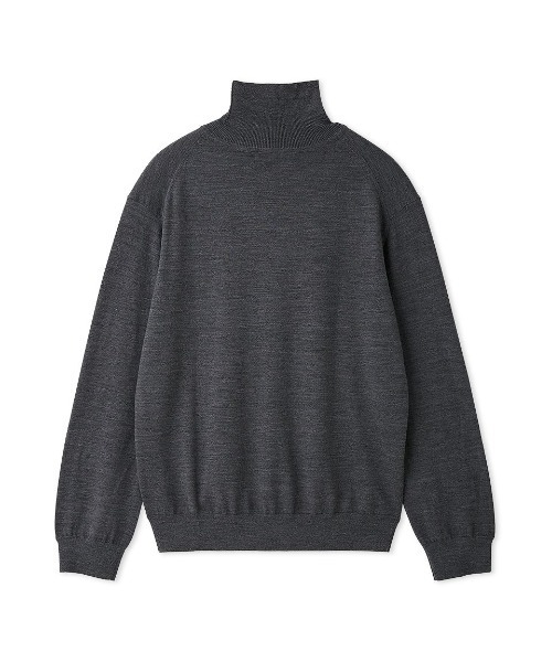 AOURE(アウール)の「ソフトタートル(ニット/セーター・メンズ・ブラック/グレー/ダークブラウン・LARGE/MEDIUM/X-LARGE/SMALL)」の12枚目の写真