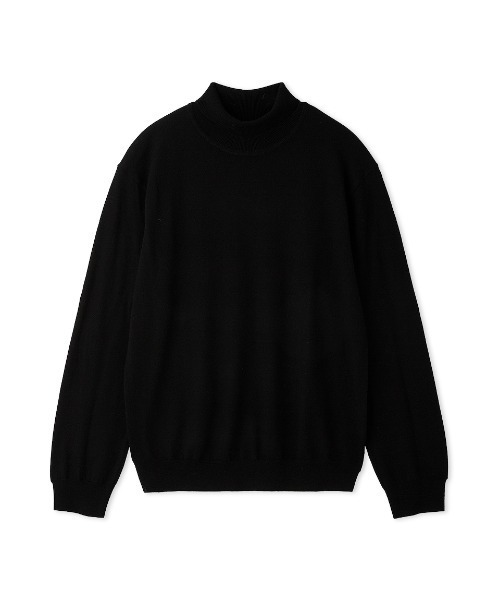 AOURE(アウール)の「ソフトタートル(ニット/セーター・メンズ・ブラック/グレー/ダークブラウン・LARGE/MEDIUM/X-LARGE/SMALL)」の8枚目の写真