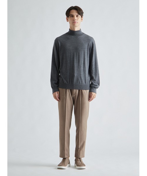 AOURE(アウール)の「ソフトタートル(ニット/セーター・メンズ・ブラック/グレー/ダークブラウン・LARGE/MEDIUM/X-LARGE/SMALL)」の21枚目の写真