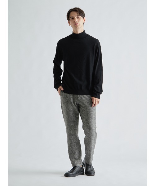 AOURE(アウール)の「ソフトタートル(ニット/セーター・メンズ・ブラック/グレー/ダークブラウン・LARGE/MEDIUM/X-LARGE/SMALL)」の16枚目の写真