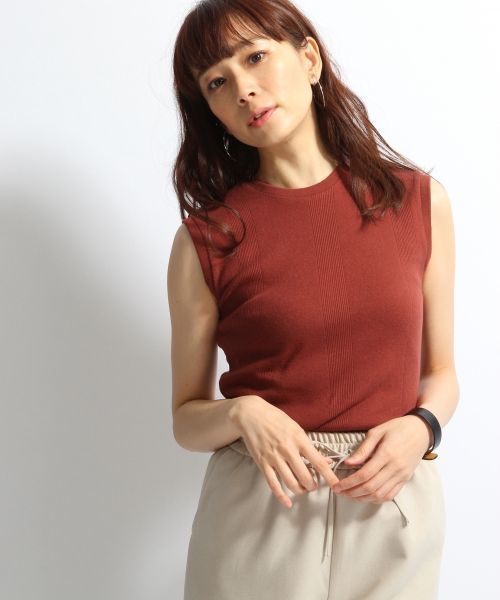 A part by(アパートバイ)の「CハリヌキNS 725415 (Tシャツ/カットソー・レディース・グレー/ブラウン/ブラック/ホワイト・LARGE/MEDIUM)」の4枚目の写真