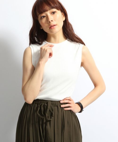 A part by(アパートバイ)の「CハリヌキNS 725415 (Tシャツ/カットソー・レディース・グレー/ブラウン/ブラック/ホワイト・LARGE/MEDIUM)」の1枚目の写真