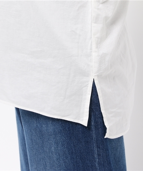 AZUL by moussy（アズールバイマウジー）の「BIGポケットドルマン長袖シャツ（シャツ/ブラウス・レディース・オフホワイト/ライトベージュ/ホワイト系その他・LARGE/SMALL/MEDIUM）」の10枚目の写真