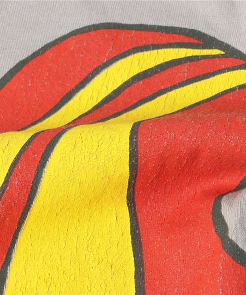 BOOFOOWOO（ブーフーウー）の「きのこ七分袖Tee（Tシャツ/カットソー・キッズ・ライトグレー/ライトブルー/オフホワイト・150/140）」の6枚目の写真