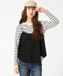 GLOBAL WORK | キャミレイヤードプルオーバー長袖/730147(Tシャツ/カットソー)