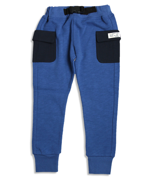 BREEZE（ブリーズ）の「ポケット付パンツ(10分丈)（その他パンツ・キッズ・ブルー/マスタード/グレー/ブラック・95/100/120/80/90/110/140/130）」の3枚目の写真