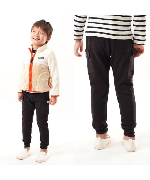 BREEZE（ブリーズ）の「ポケット付パンツ(10分丈)（その他パンツ・キッズ・ブルー/マスタード/グレー/ブラック・95/100/120/80/90/110/140/130）」の5枚目の写真