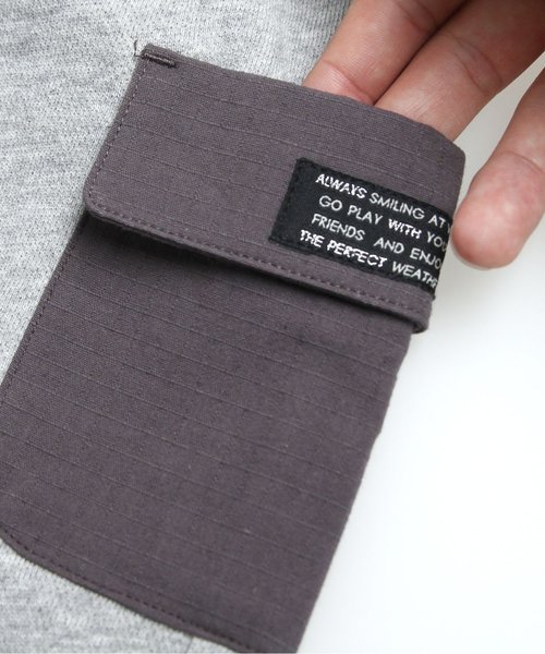 BREEZE（ブリーズ）の「ポケット付パンツ(10分丈)（その他パンツ・キッズ・ブルー/マスタード/グレー/ブラック・95/100/120/80/90/110/140/130）」の13枚目の写真