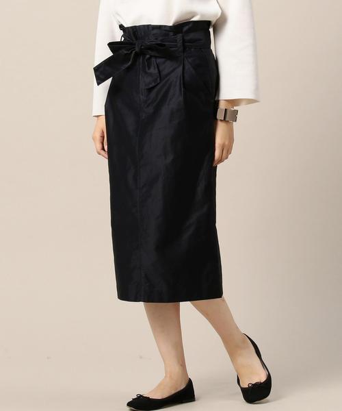 BEAUTY&YOUTH UNITED ARROWS（ビューティーアンドユースユナイテッドアローズ）の「BY モールスキンベルトタイトスカート◆（スカート・レディース・ベージュ/オリーブ/ネイビー・MEDIUM/SMALL）」の3枚目の写真