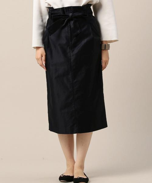 BEAUTY&YOUTH UNITED ARROWS（ビューティーアンドユースユナイテッドアローズ）の「BY モールスキンベルトタイトスカート◆（スカート・レディース・ベージュ/オリーブ/ネイビー・MEDIUM/SMALL）」の12枚目の写真