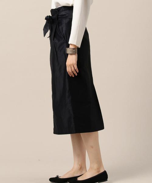 BEAUTY&YOUTH UNITED ARROWS（ビューティーアンドユースユナイテッドアローズ）の「BY モールスキンベルトタイトスカート◆（スカート・レディース・ベージュ/オリーブ/ネイビー・MEDIUM/SMALL）」の13枚目の写真