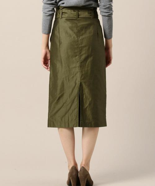 BEAUTY&YOUTH UNITED ARROWS（ビューティーアンドユースユナイテッドアローズ）の「BY モールスキンベルトタイトスカート◆（スカート・レディース・ベージュ/オリーブ/ネイビー・MEDIUM/SMALL）」の10枚目の写真