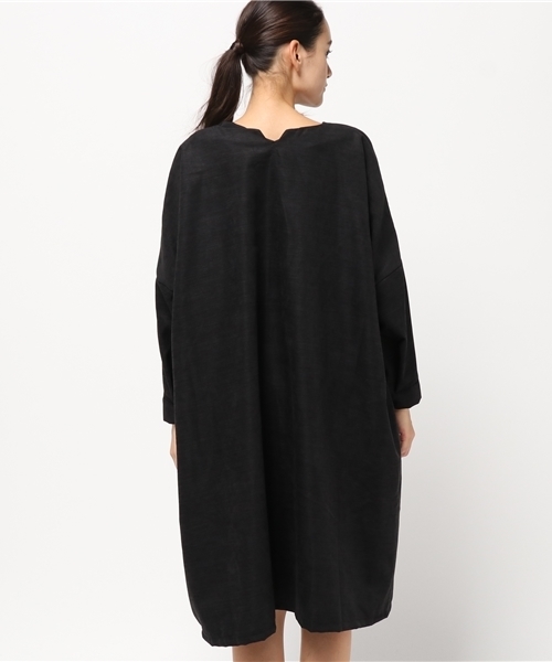 MERLOT（メルロー）の「ビッグシルエットワンピース4795（ワンピース・レディース・グレー/ブラック/グリーン/パープル/レッド/モカ・FREE）」の12枚目の写真