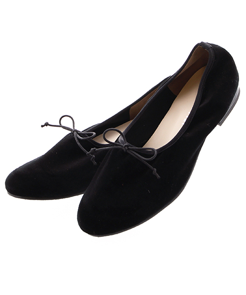 JELLY BEANS（ジェリービーンズ）の「【Made in Japan】ベロアバレエシューズ(134-1411)JELLY BEANS(ジェリービーンズ)（バレエシューズ・レディース・ブラック/ライトピンク/ライトグレー/パイソン・22.5/24.5/23/23.5/24）」の5枚目の写真